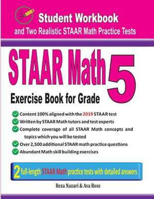 STAAR Math Exercise Book for Grade 5 de Reza Nazari