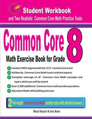 Common Core Math Exercise Book for Grade 8 de Reza Nazari