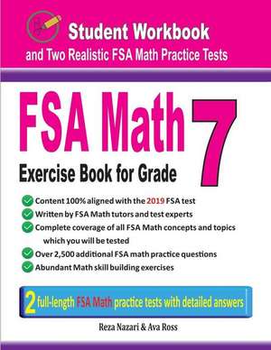 FSA Math Exercise Book for Grade 7 de Reza Nazari