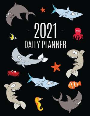 Funny Shark Planner 2021 de Feel Good Press