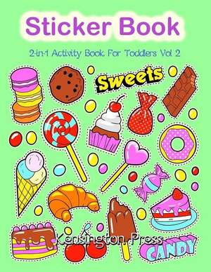 Sticker Book 2-In-1 Activity Book for Toddlers de Kensington Press