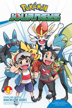 Pokémon Journeys, Vol. 4 de Machito Gomi