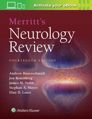 Merritt’s Neurology Review: Print + eBook with Multimedia de Jon Rosenberg