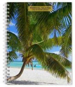 Tropical Islands 2025 6 X 7.75 Inch Spiral-Bound Wire-O Weekly Engagement Planner Calendar New Full-Color Image Every Week de Browntrout