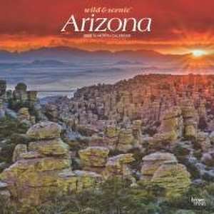 Arizona Wild & Scenic 2025 12 X 24 Inch Monthly Square Wall Calendar Plastic-Free de Browntrout