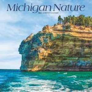 Michigan Nature 2025 12 X 24 Inch Monthly Square Wall Calendar Plastic-Free de Browntrout