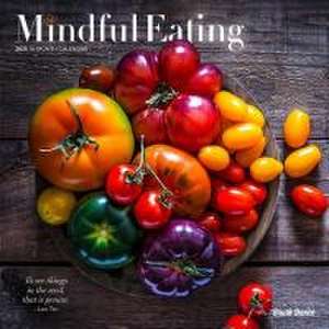 Mindful Eating 2025 12 X 24 Inch Monthly Square Wall Calendar Plastic-Free de Brush Dance