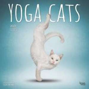 Yoga Cats Official 2025 12 X 24 Inch Monthly Square Wall Calendar Plastic-Free de Browntrout