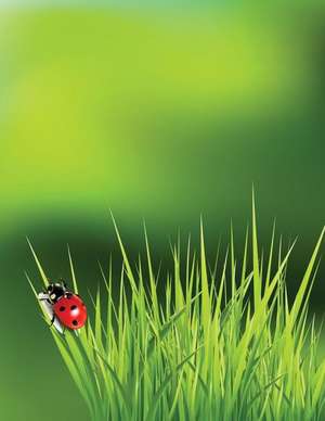 Ladybug Grass Grid Sketchbook de Services, N. D. Author