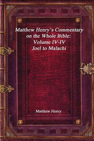 Matthew Henry de Matthew Henry