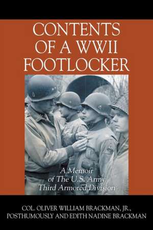 Contents of a WWII Footlocker de Col Oliver William Brackman Jr