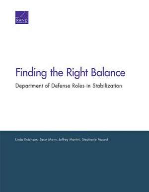 FINDING THE RIGHT BALANCE DEPPB de Stephanie Pezard