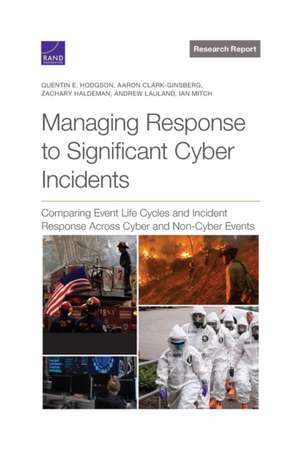 Managing Response to Significant Cyber Incidents de Quentin E Hodgson