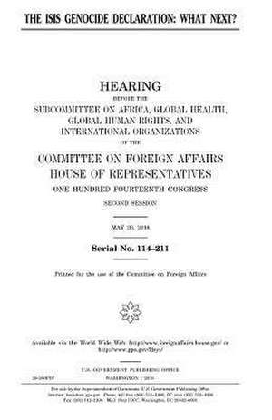 The Isis Genocide Declaration de United States Congress