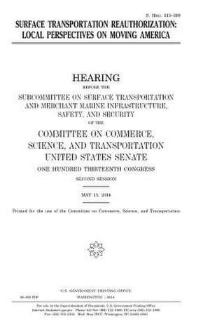 Surface Transportation Reauthorization de United States Congress