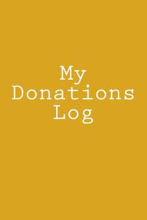 My Donations Log de Wild Pages Press