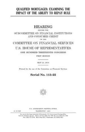 Qualified Mortgages de United States Congress