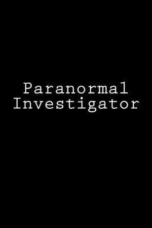 Paranormal Investigator de Wild Pages Press