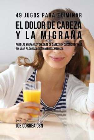 49 Jugos Para Solucionar El Dolor de Cabeza y La Migrana de Joe Correa Csn