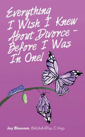 Everything I Wish I Knew About Divorce - Before I Was in One! de Joy Blossom BA(Adv)Psy C. Hyp