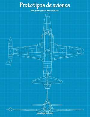 Prototipos de Aviones Libro Para Colorear Para Adultos 1 de Nick Snels