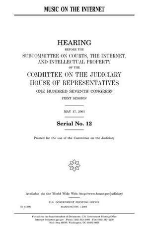 Music on the Internet de United States Congress