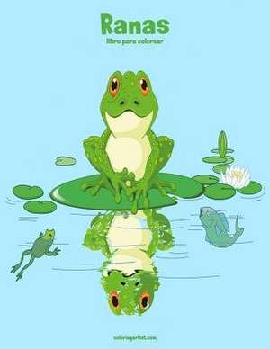 Ranas Libro Para Colorear 1 de Nick Snels