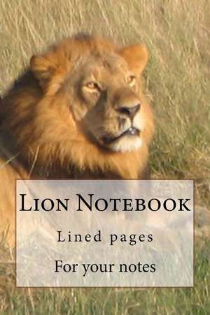 Lion Notebook de J. Kossowska