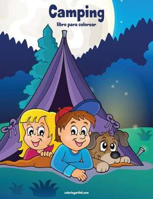 Camping Libro Para Colorear 1 de Nick Snels