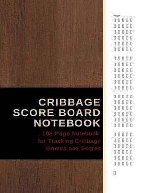 Cribbage Score Board Notebook de Moments, Millionaire