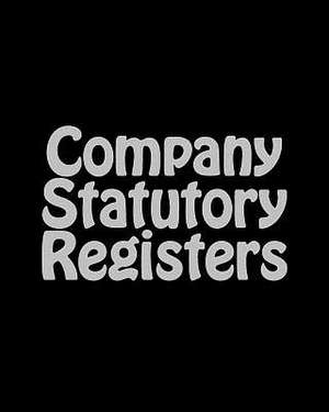 Company Statutory Registers de Alex Edwards