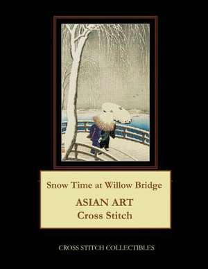 Snow Time at Willow Bridge de Collectibles, Cross Stitch