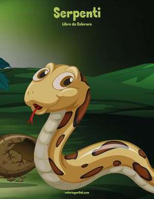 Serpenti Libro Da Colorare 1 de Nick Snels