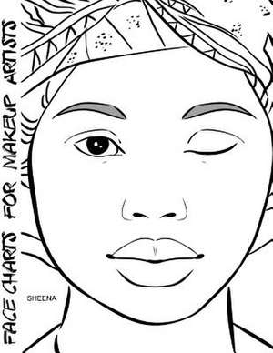 Face Charts for Makeup Artists Sheena de Blake Anderson