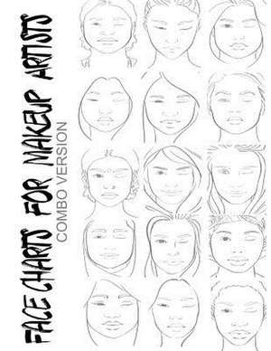 Face Charts for Makeup Artists Combo Version de Blake Anderson