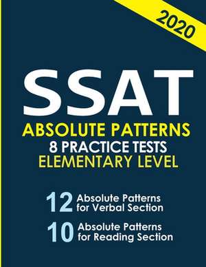 SSAT Absolute Pattern Elementary Level de Y, San