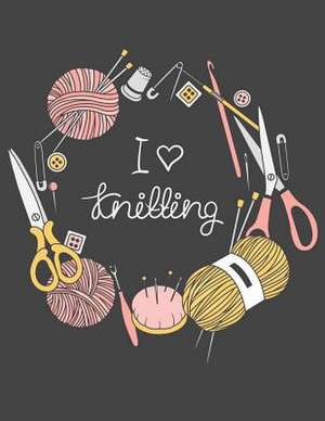 I Love Knitting de Notebook, Adorable