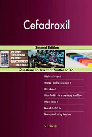 Cefadroxil; Second Edition de Blokdijk, G. J.