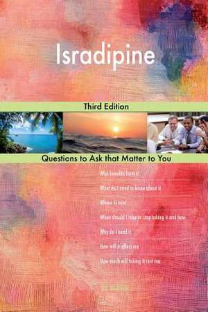 Isradipine; Third Edition de Blokdijk, G. J.