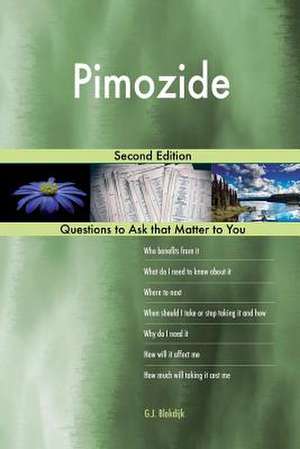 Pimozide; Second Edition de Blokdijk, G. J.