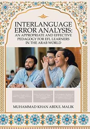 Interlanguage Error Analysis de Muhammad Khan Abdul Malik
