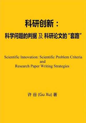 Scientific Innovation de Xu, Prof Gu