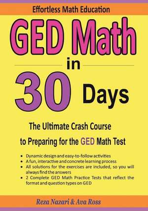 GED Math in 30 Days de Reza Nazari