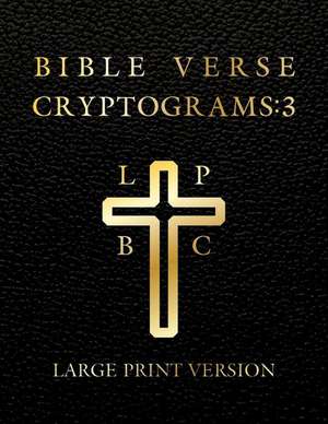 Large Print Bible Verse Cryptograms 3 de Designs, Sasquatch