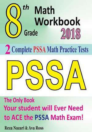 8th Grade Pssa Math Workbook 2018 de Reza Nazari