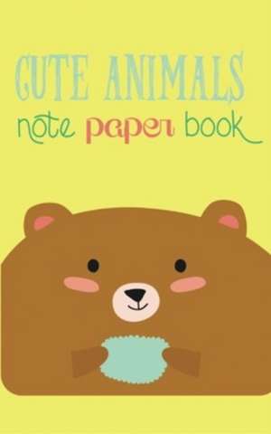 Cute Animals Note Paper Book de Journal Jungle Publishing