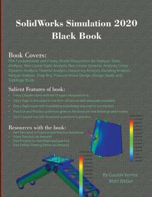 SolidWorks Simulation 2020 Black Book de Gaurav Verma