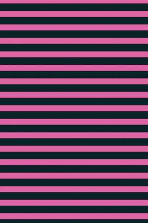 Lizzie Timewarp Notebook (black and pink striped)