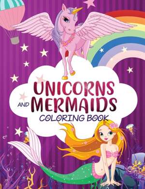 Mermaid Unicorn Colouring de Harper Hall