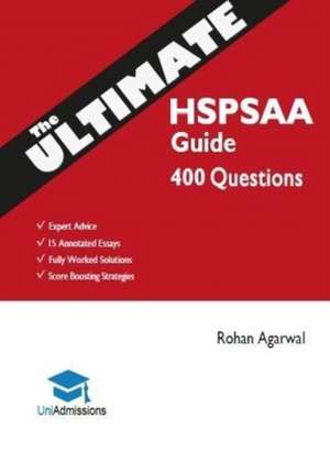 Agarwal, R: The Ultimate HSPSAA Guide de Rohan Agarwal